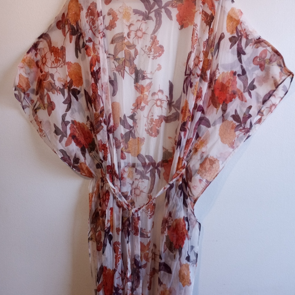 NWOT Lucky Brand Kimono Cover-up  (One Size)